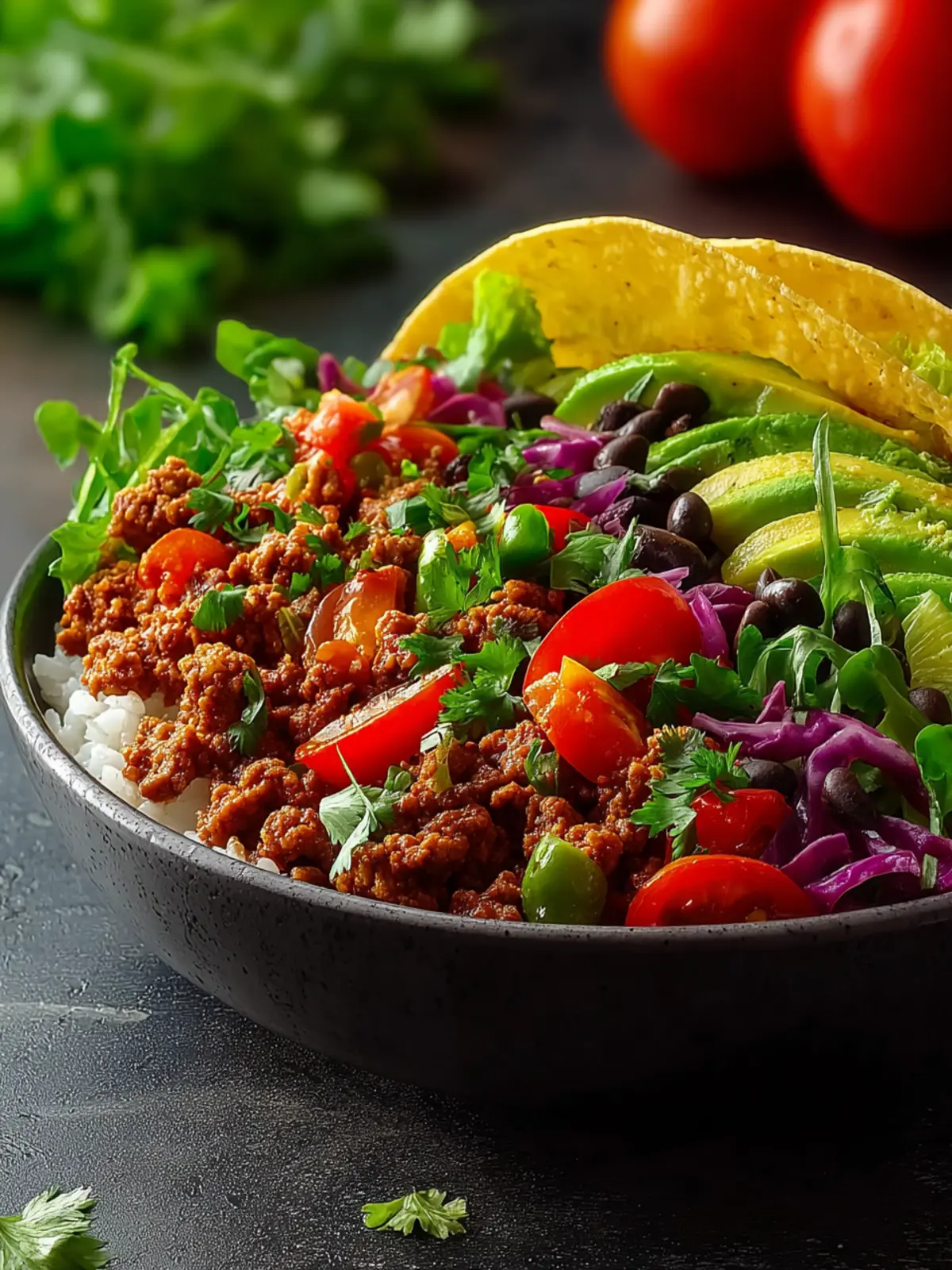 Ground Turkey Taco Bowl First Image
