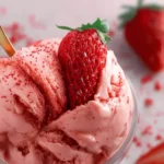 Ninja Creami Strawberry Ice Cream – 3 Ingredients First Image