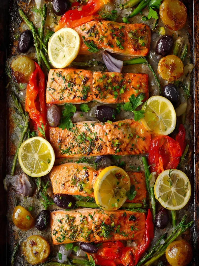 Sheet Pan Salmon First Image