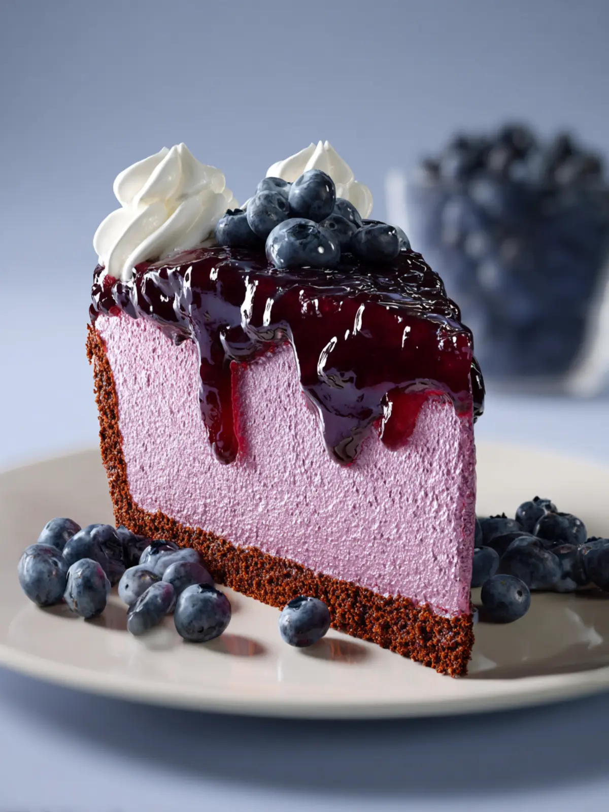 Blueberry Cheesecake Bliss: Indulgent & Homemade Delight