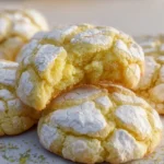 lemon crinkle cookies pudding First Image