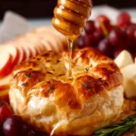 Baked Brie in Puff Pastry and Hot Honey First Image