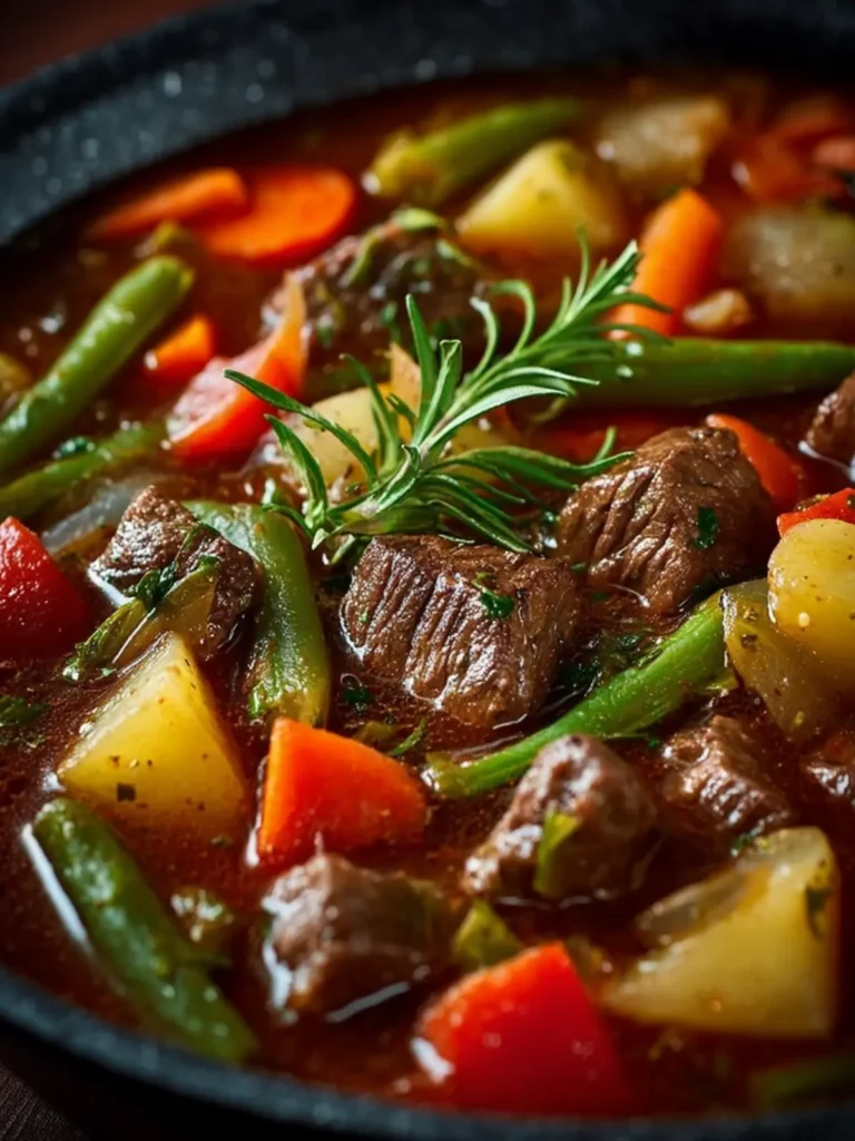 Braised Vegetable Beef Soup First Image