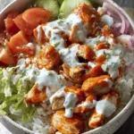Easy Buffalo Chicken Rice Bowls with Ranch (Healthy) First Image