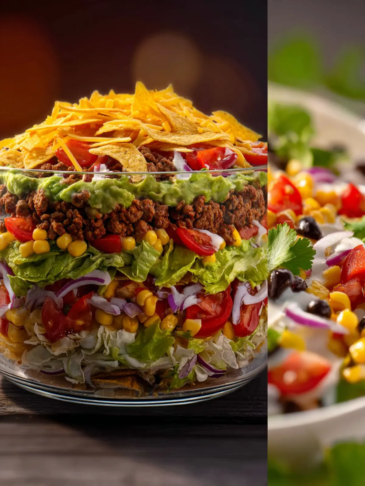 Layered Taco Salad: The Ultimate Indulgent Flavor Feast