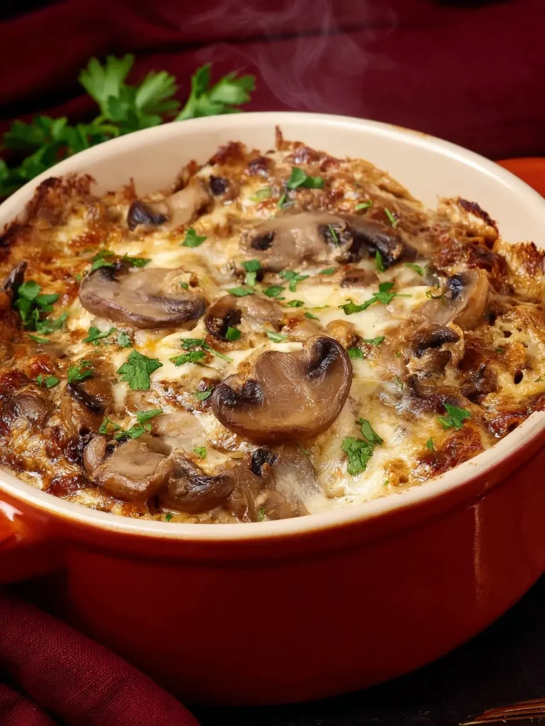 Mushroom Casserole For One First Image