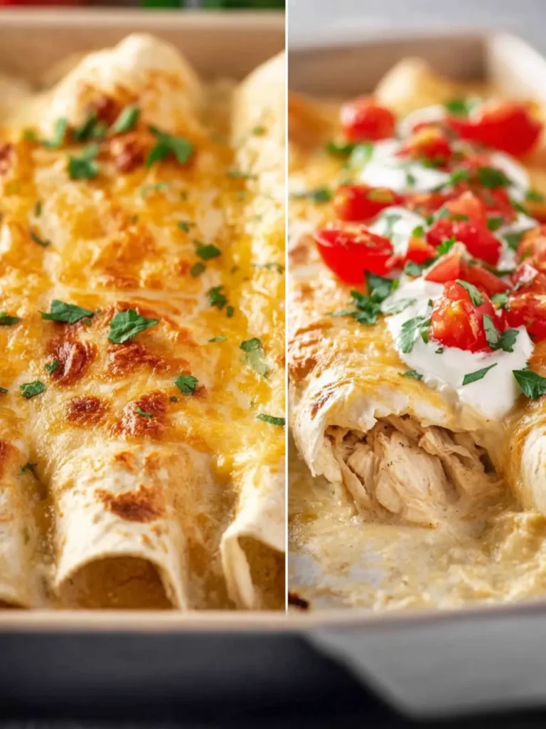White Chicken Enchiladas First Image