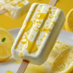 Zesty Frozen Lemon Yogurt Popsicles First Image